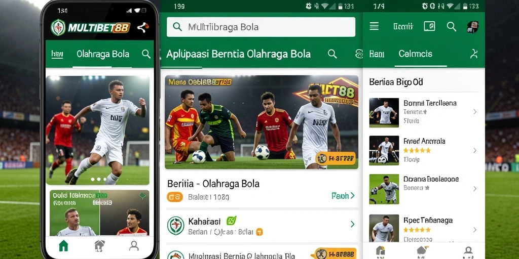 Tampilan antarmuka aplikasi MULTIBET88 yang informatif dan menarik.