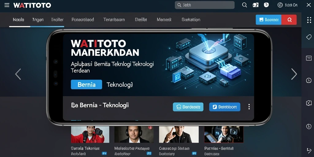 Tampilan antarmuka utama WATITOTO yang informatif dan menarik.