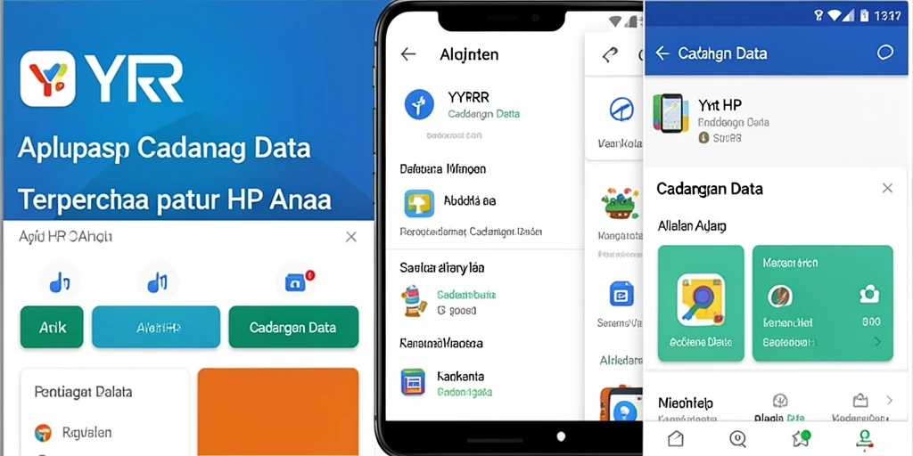 Tampilan utama YYRR dengan fitur pencadangan data yang lengkap.