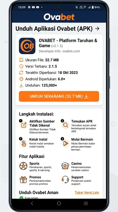 Unduh APK ovabet Terbaru untuk Pengguna Android